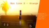 GTA Vice City - Bus Line Schedule & Map - Scenario